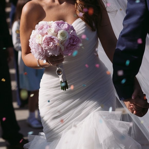 Fishtail Wedding Gown - Picture 4 of 6